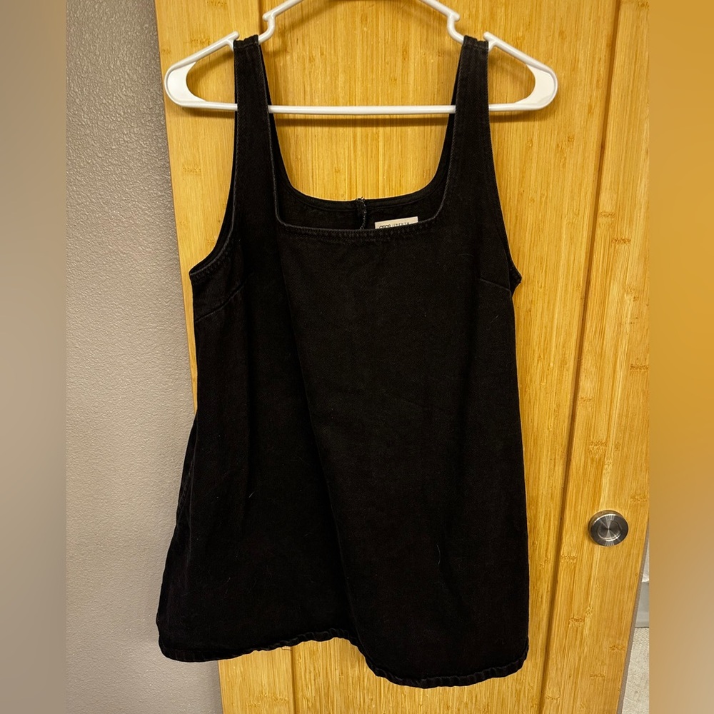 ASOS Black Denim Oversized Dress